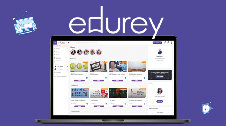 Edurey: Öğrenme yönetim sistemleri sağlayan yazılım