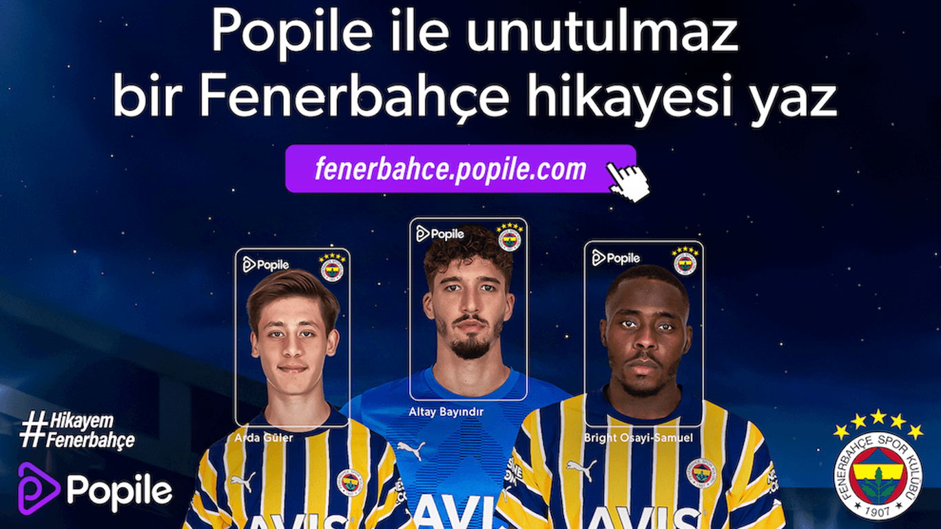 Kişiselleştirilmiş video alma platformu Popile, Fenerbahçe'nin yıldızlarıyla anlaştı